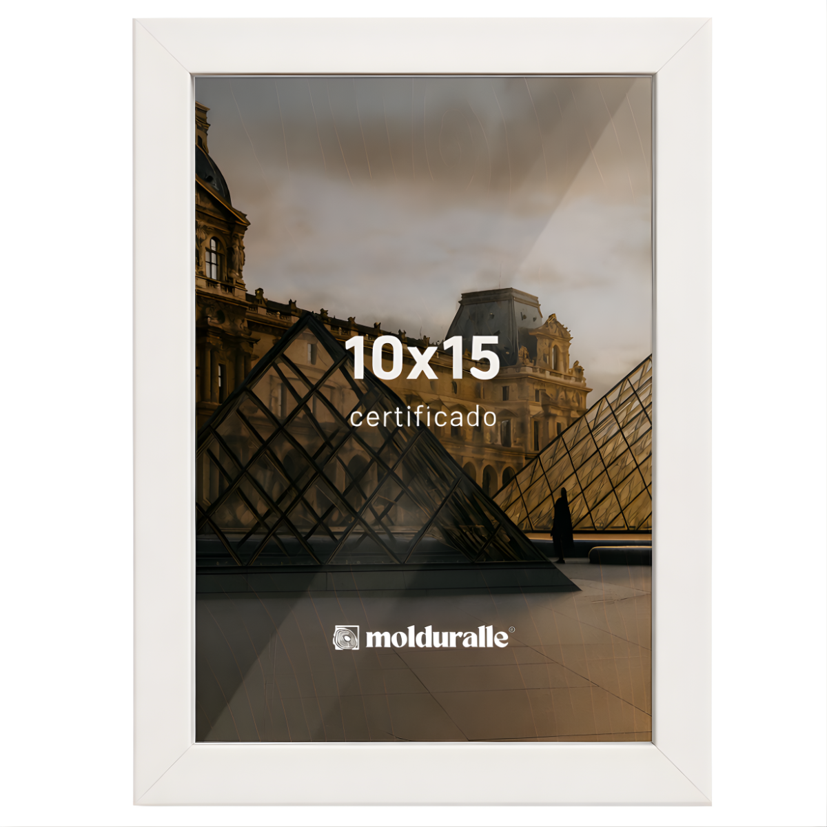 Porta Retrato 10x15 - Moldura Com Vidro e Madeira