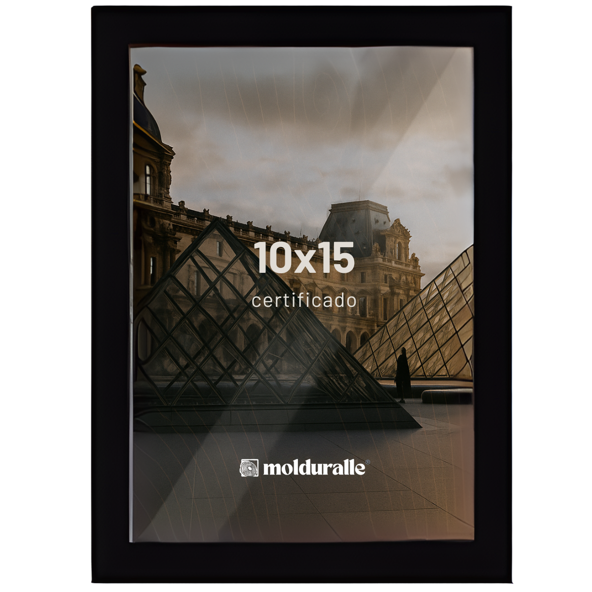 Porta Retrato 10x15 - Moldura Com Vidro e Madeira