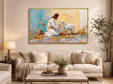 Quadro Cristo e o Leão de Judá Luz Divina