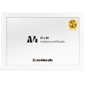 Porta Retrato 21x30 - Moldura Com Vidro e Madeira