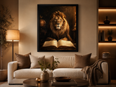 Quadro Decorativo Leão Rei da Savana