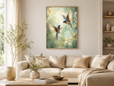 Quadro Decorativo Borboletas em Voo Cromático