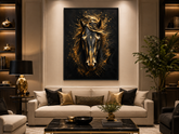 Quadro Decorativo Tigre Olhar de Fogo