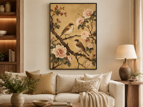 Quadro Decorativo Pantera Negra Elegância