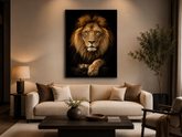 Quadro Decorativo Touro Força e Determinação