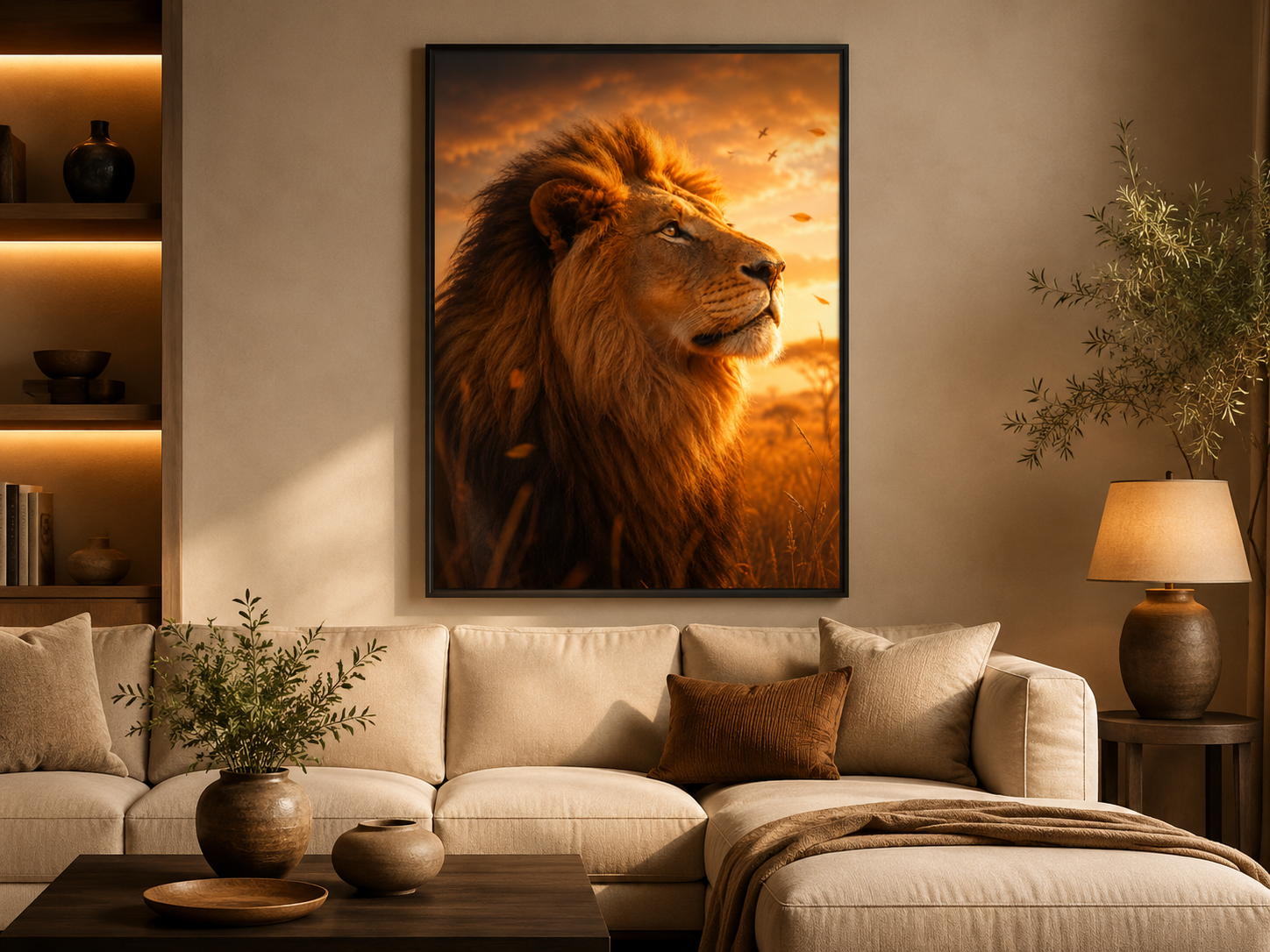 Quadro Decorativo Arara Tropical Brasileira