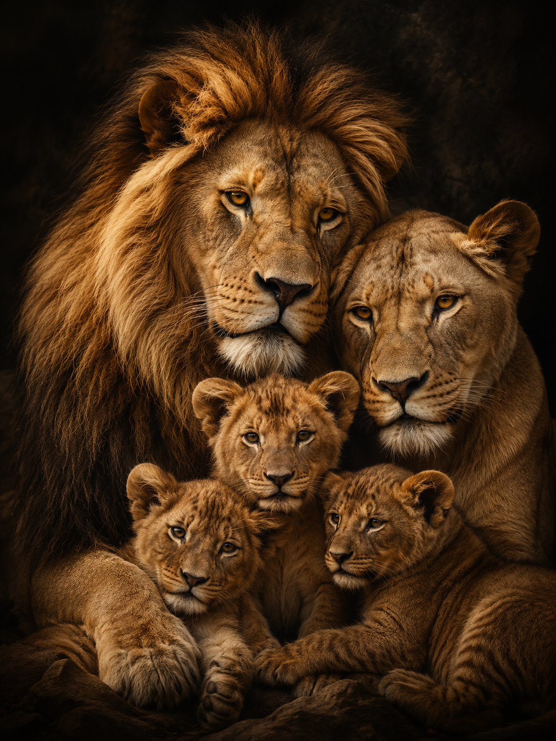 Quadro Decorativo Lobo Uivando à Lua