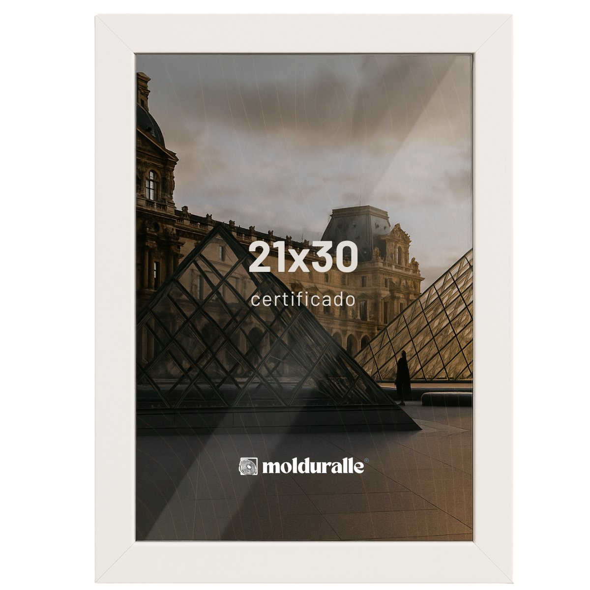 Porta Retrato 21x30 - Moldura Com Vidro e Madeira