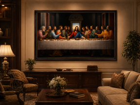 Quadro Salmo 23 O Senhor É Meu Pastor