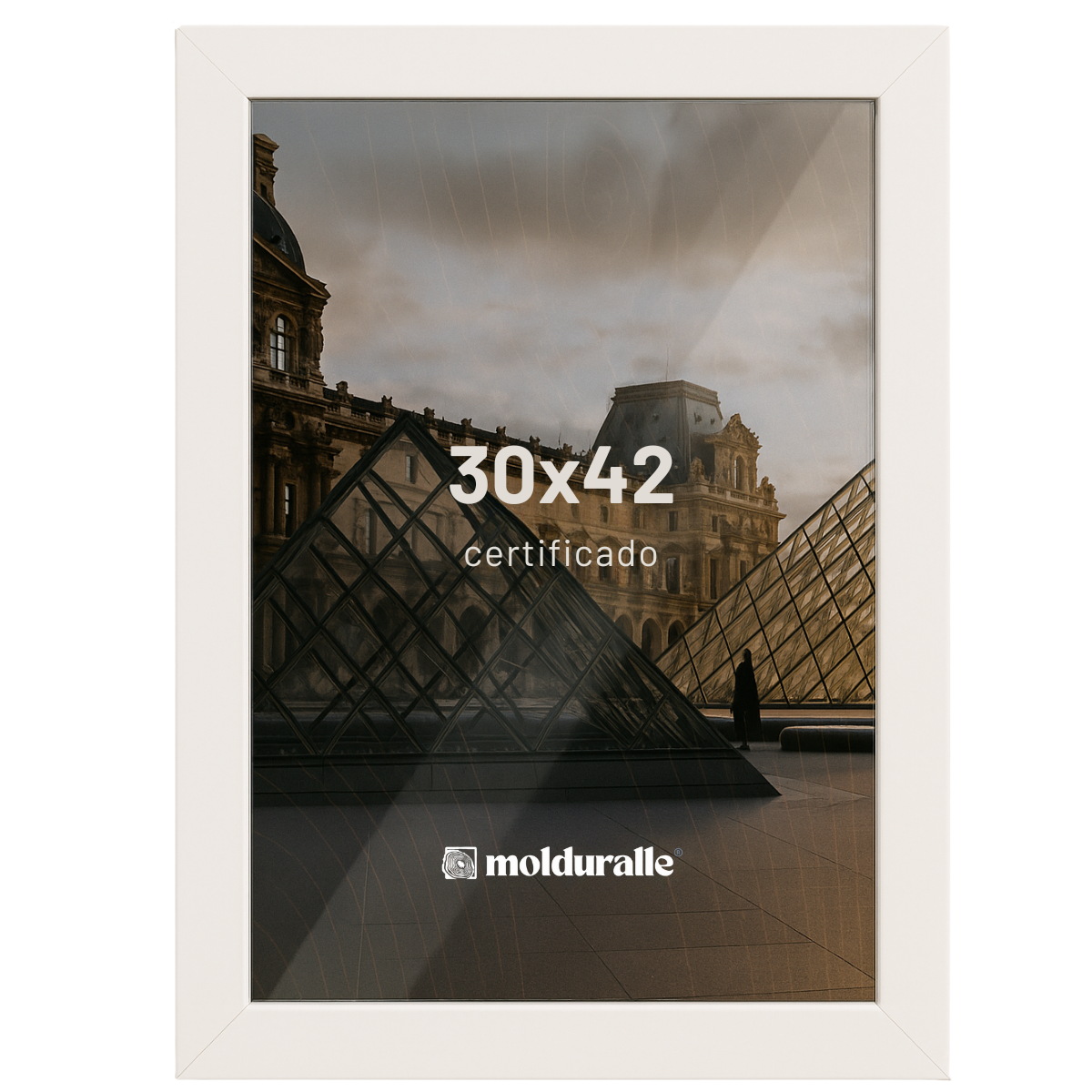 Porta Retrato 30x42 - Moldura Com Vidro e Madeira