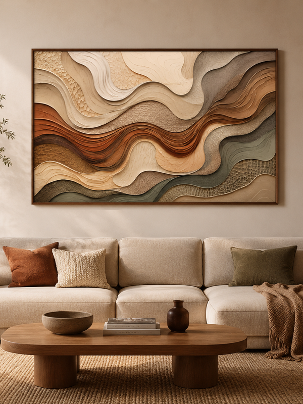 Arte Abstrata com Geometria e Movimento