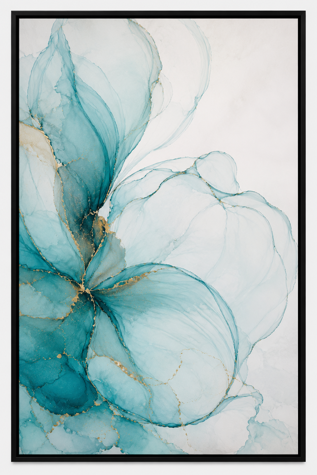 Quadro Abstrato Vulcão Incandescente