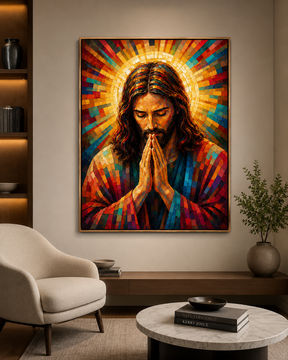 Quadro Pés de Jesus na Estrada