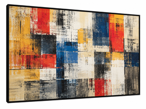 Quadro Abstrato Flor de Lótus Etérea