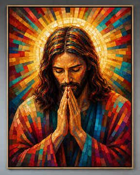 Quadro Pés de Jesus na Estrada