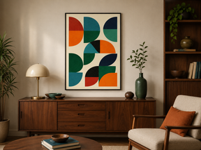 Quadro Abstrato Dança das Cores