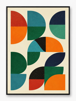 Quadro Abstrato Dança das Cores