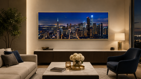 Quadro Nova York Skyline Dourado