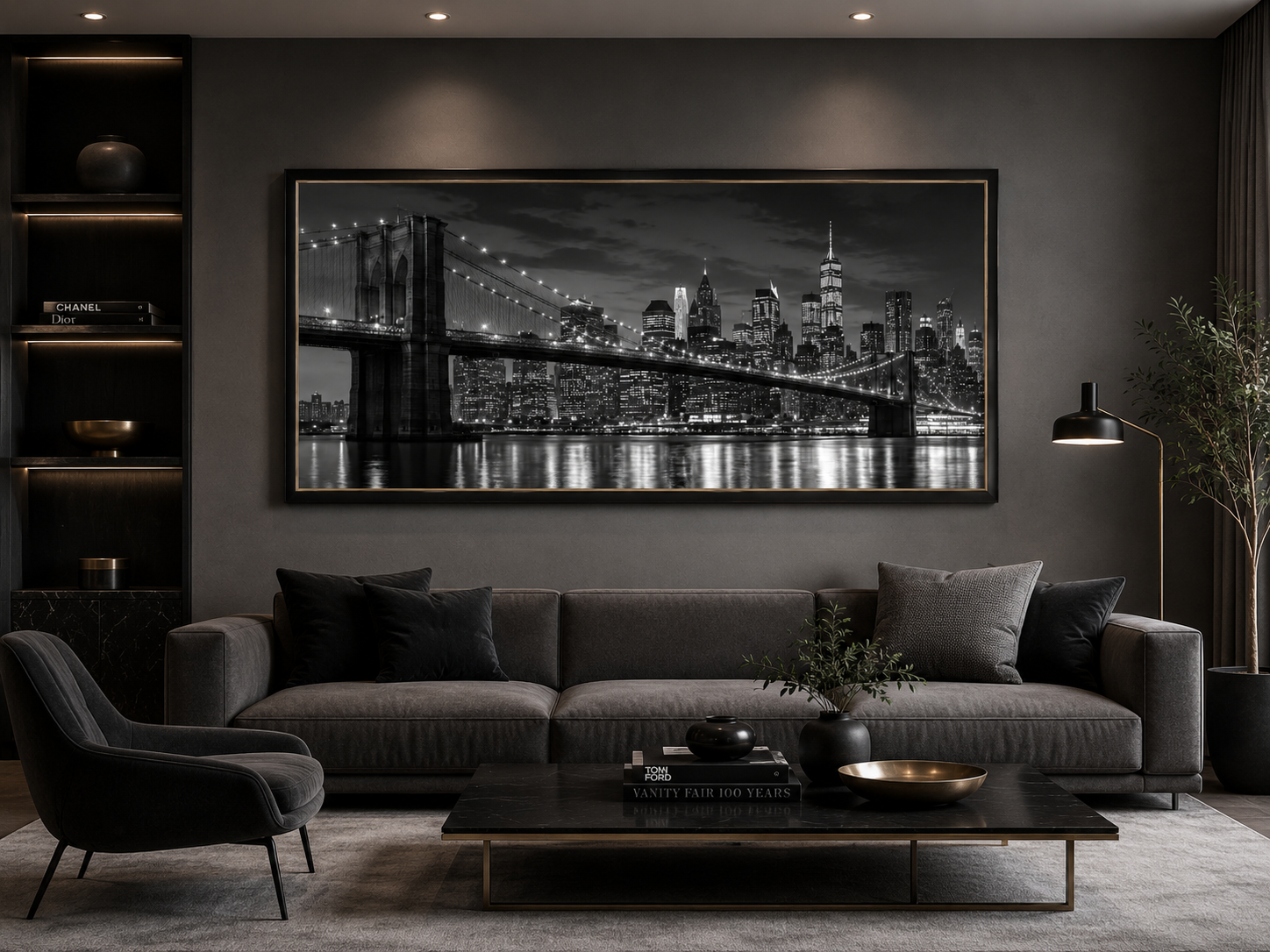 Quadro Brooklyn Bridge Sunset