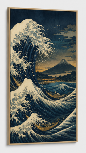 Quadro Samurai Honra e Disciplina