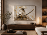 Quadro Templo Japonês na Montanha