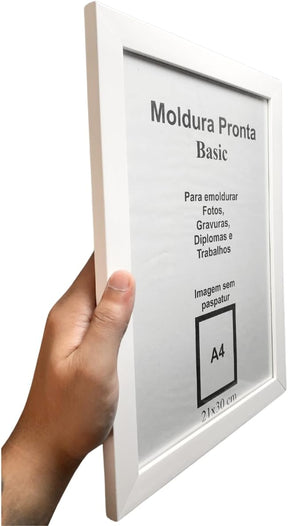 Porta Retrato 21x30 - Moldura Com Vidro e Madeira