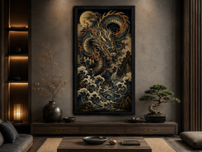 Quadro Koi Yin-Yang Equilíbrio