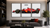 Quadro F1 Senna Lotus JPS Vista Superior