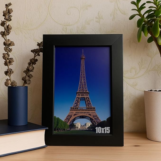 Porta Retrato 10x15 - Moldura Com Vidro e Madeira