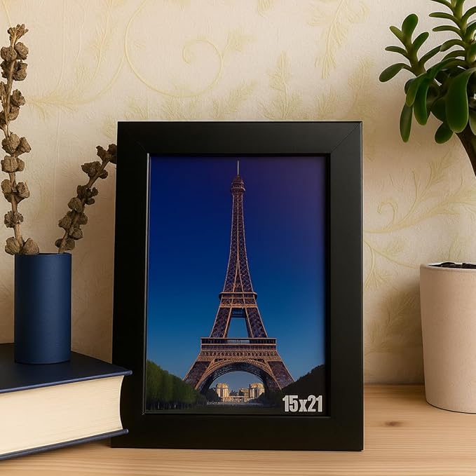 Porta Retrato 15x21 - Moldura Com Vidro e Madeira