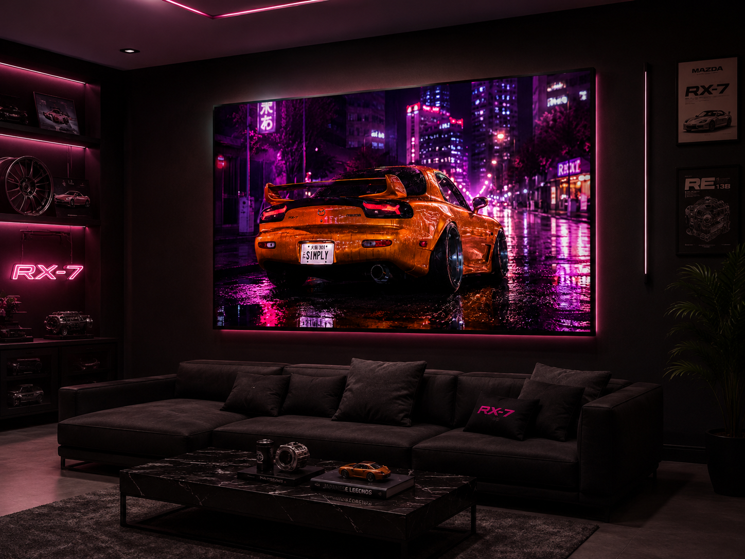 Quadro Drift Japonês Tokyo Nights