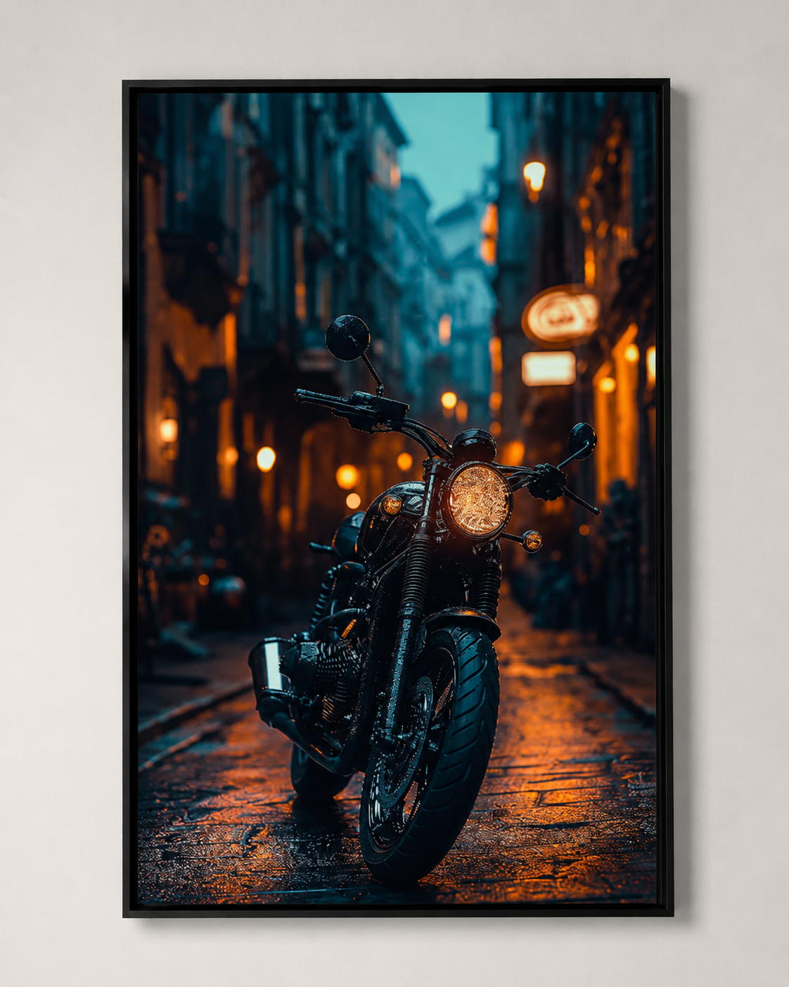 Quadro Dodge Challenger Preto Matte