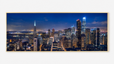 Quadro Decorativo Skyline São Francisco Vista Aérea à Noite